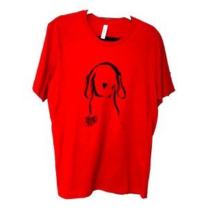CLIFFORD The Big Red Dog‎ T-Shirt Unisex L Bella+Canvas Cotton